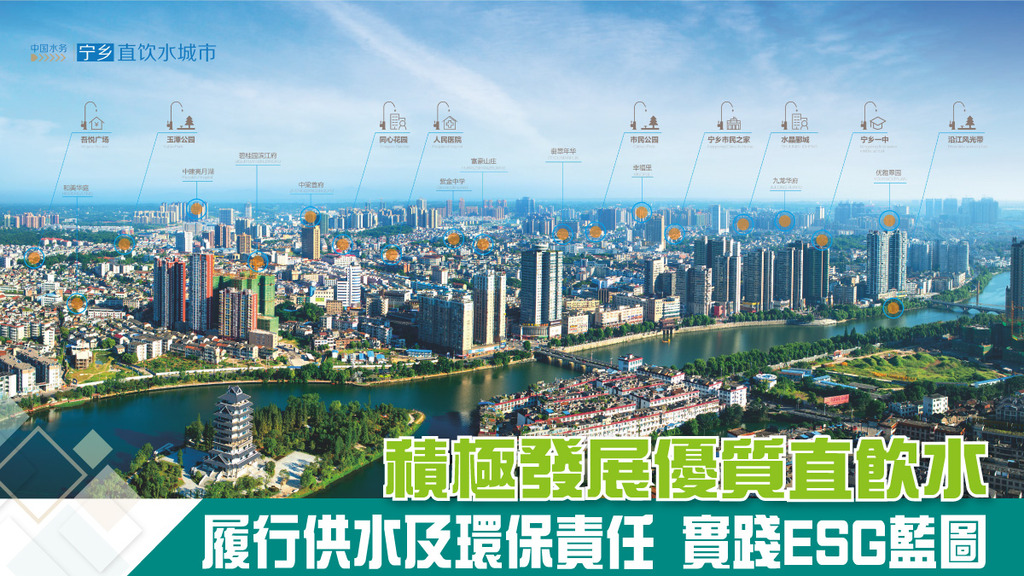 積極發展優質直飲水 履行供水及環保責任 實踐ESG藍圖